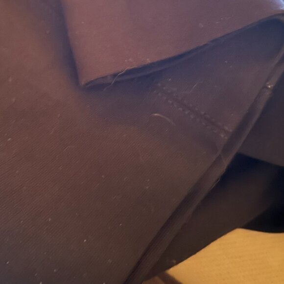 Ann Taylor Navy Gold Button Dress Pants Women’s 8 Work Slim Trousers - Picture 14 of 15